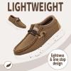 image:imageApakowa Kids Boys Girls Loafers SlipOn Casual Walking Shoes Comfortable amp Lightweight ToddlerLittle KidBig KidBrown