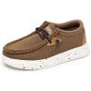 image:imageApakowa Kids Boys Girls Loafers SlipOn Casual Walking Shoes Comfortable amp Lightweight ToddlerLittle KidBig KidBrown