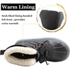 image:imageApakowa Kids Boys Girls Waterproof Snow Boots Outdoor Insulated Fur Winter Warm Duck Boots Little KidBig Kid